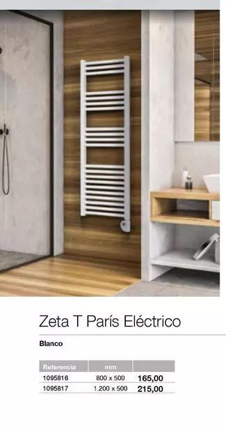 Oferta de Zeta T Paris Eléctrico por 165€ en Distriplac