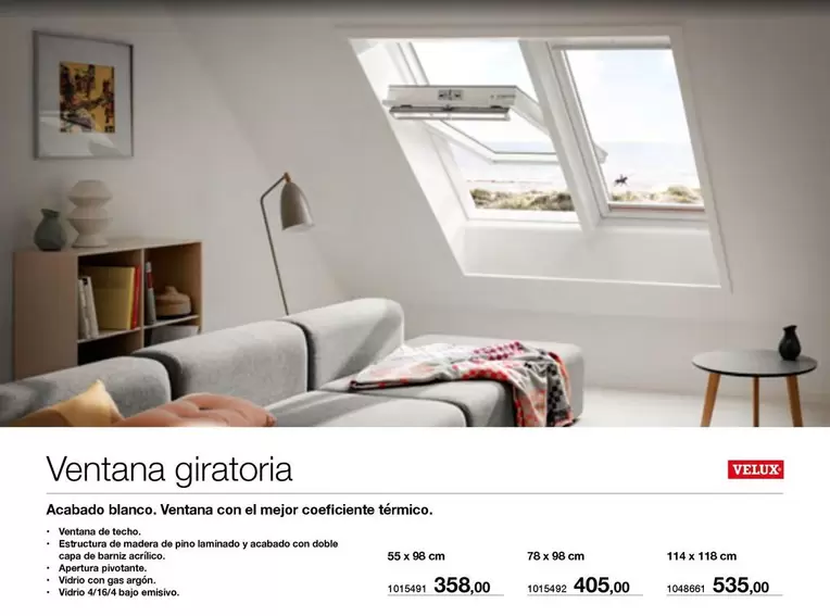 Oferta de Ventana Giratoria por 358€ en Distriplac