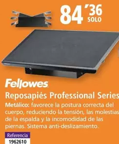 Oferta de Fellowes - Reposapiés Professional Series por 84,36€ en Folder