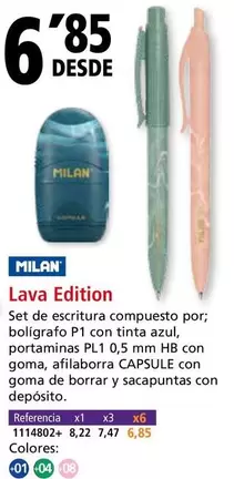 Oferta de Milán - Lava Edition por 6,85€ en Folder