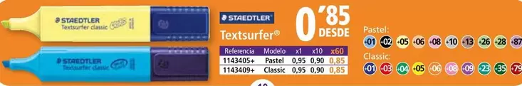 Oferta de Staedtler - Textsurfer por 0,85€ en Folder