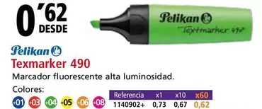 Oferta de Pelikan - Texmarker 490 por 0,62€ en Folder