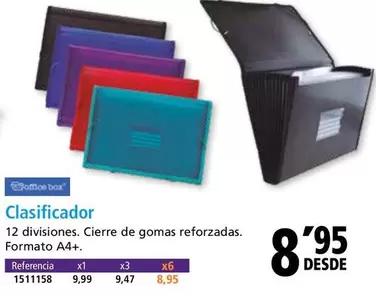 Oferta de Clasificador por 8,95€ en Folder