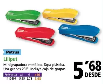 Oferta de Petrus - Liliput  por 5,68€ en Folder