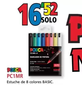 Oferta de PC1MR Estuche De 8 Colores BASIC por 16,52€ en Folder