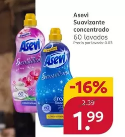 Oferta de Asevi - Suavizante Concentrado por 1,99€ en Rossmann