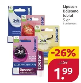 Oferta de Liposan - Bálsamo Labial por 1,99€ en Rossmann