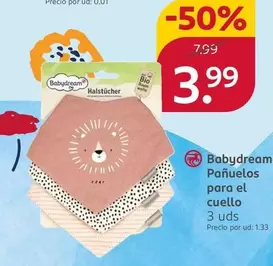 Oferta de Babydream - Panuelos Para El Cuello por 3,99€ en Rossmann