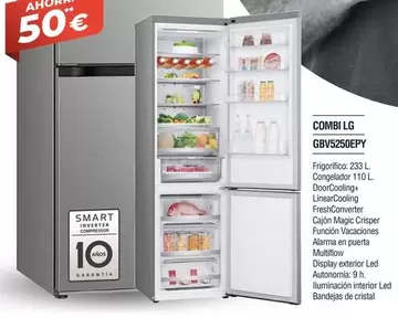 Oferta de LG - Combi Gbv52depy por 50€ en Milar