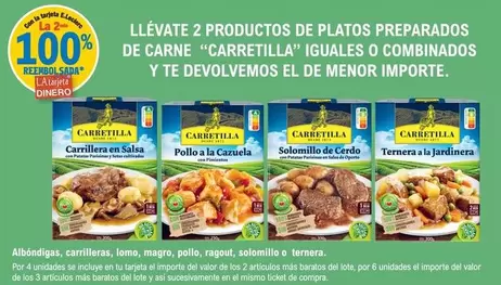 Oferta de Carretilla - Llevate 2 Productos De Platos Preparados De Carne en E.Leclerc