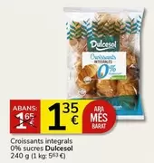 Oferta de Dulcesol - Croissants Integrals 0% Sucres por 1,35€ en Supermercados Charter