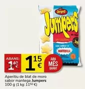 Oferta de Jumpers - Aperitiu De Blat De Moro Sabor Mantega por 1,15€ en Supermercados Charter