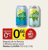 Oferta de Nestea - Beguda De Te Llimona O Llimona Sense Sucre por 0,66€ en Supermercados Charter