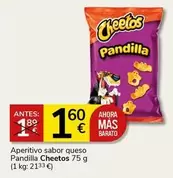 Oferta de Cheetos - Aperitivo Sabor Queso Pandilla  por 1,6€ en Supermercados Charter