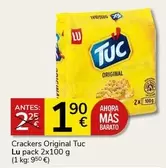 Oferta de Lu - Crackers Original Tuc por 1,9€ en Supermercados Charter