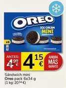 Oferta de Oreo - Sándwich Mini por 4,15€ en Supermercados Charter