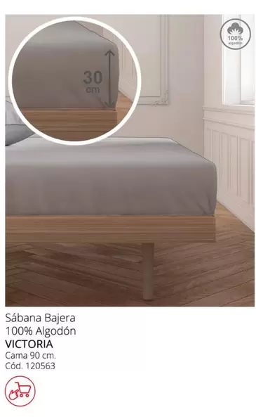 Oferta de Victoria - Sábana Bajera en Conforama