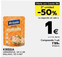 Oferta de Krissia - Arraspatua/ Rallado por 1,99€ en BM Supermercados