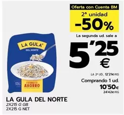 Oferta de La Gula Del Norte por 10,5€ en BM Supermercados