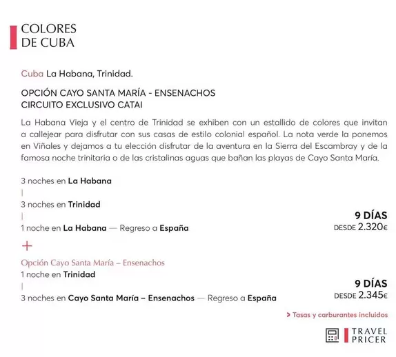 Oferta de Havana Club - Enseñachos por 2320€ en Catai