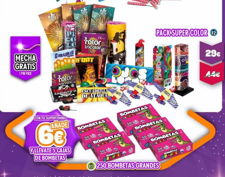 Oferta de Y Llevate 5 Cajas De Bombetas por 29€ en La Traca