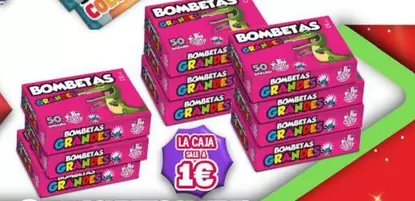 Oferta de La Caja Bombetas por 1€ en La Traca