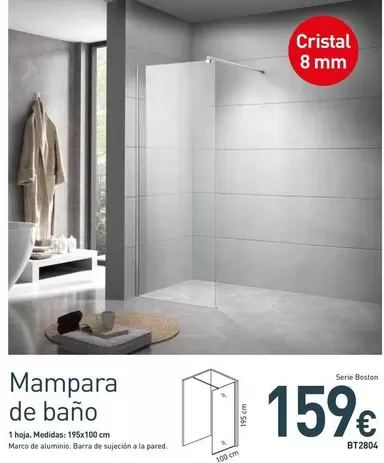 Oferta de Mampara De Baño por 159€ en Mi Bricolaje