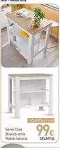 Oferta de Serie Cloo Bianco Artik Roble Natural por 99€ en Mi Bricolaje