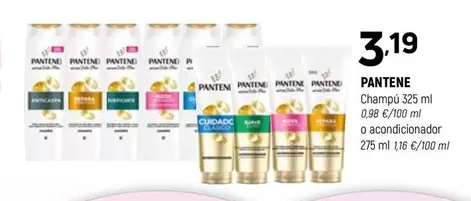 Oferta de Pantene - Champú O Acondicionador por 3,19€ en Coviran