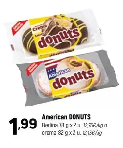 Oferta de Donuts - American por 1,99€ en Coviran