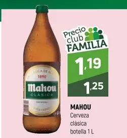 Oferta de Mahou - Cerveza Clasica Botella por 1,25€ en Coviran