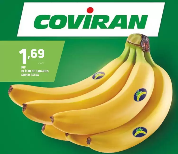 Oferta de IGP Plátan De Canáries Super Extra por 1,69€ en Coviran