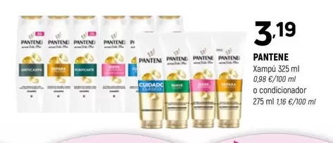 Oferta de Pantene - Xampú O Condicionador por 3,19€ en Coviran