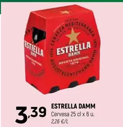 Oferta de Estrella Damm - Cervesa por 3,39€ en Coviran