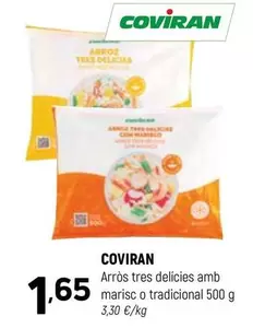 Oferta de Coviran - Arros Tres Delicies Amb Marisc O Tradicional por 1,65€ en Coviran