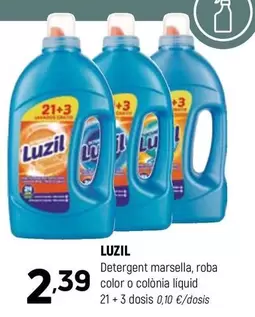 Oferta de Luzil - Detergent Marsella, Roba Color O Colonia Liquid por 2,39€ en Coviran