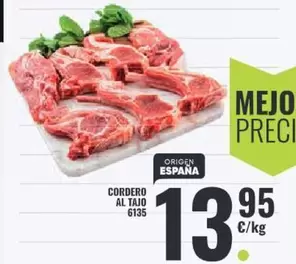 Oferta de Cordero Al Tajo por 13,95€ en Family Cash