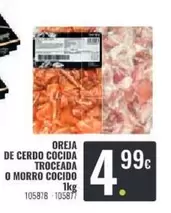 Oferta de Oreja De Cerdo Cocida Troceada O Morro Cocido por 4,99€ en Family Cash