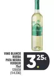 Oferta de Pata Negra - Vino Blanco Rueda Verdejo por 3,25€ en Family Cash