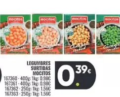 Oferta de Mocitos - Legumbres Surtidas por 0,39€ en Family Cash