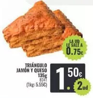 Oferta de Triangulo Jamón Y Queso por 1,5€ en Family Cash