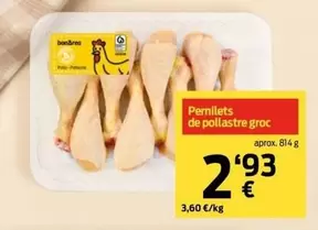 Oferta de Pernilets De Pollastre Groc por 2,93€ en bonÀrea