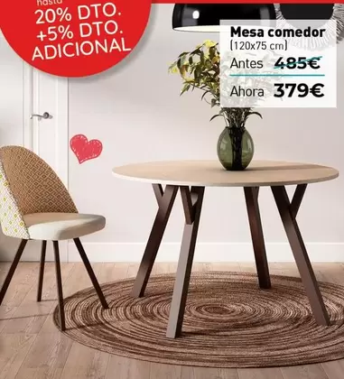 Oferta de Mesa Comedor por 379€ en WOW Málaga, Style&Home by Mubak