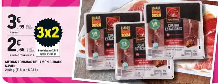 Oferta de Navidul - Medals Longuesa De Jamón Curado por 3,99€ en E.Leclerc