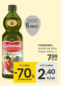 Oferta de Carbonell - Aceite De Oliva Virgen Extra por 7,99€ en Eroski