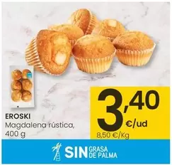 Oferta de Eroski - Magdalena Rustica por 3,4€ en Eroski