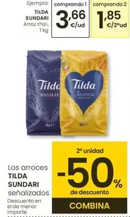 Oferta de Tilda - Sundari/ Arroz Thui por 3,66€ en Eroski