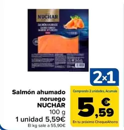 Oferta de Nuchar - Salmón Ahumado Noruego  en Carrefour