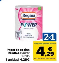 Oferta de Regina - Papel De Cocina Power en Carrefour