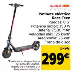 Oferta de Race Teen - Patinete Electrico  por 299€ en Carrefour